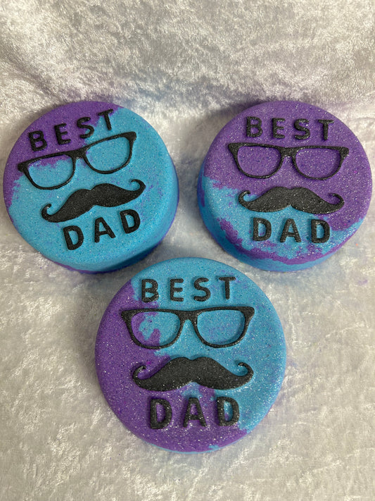 Best Dad- Bath Bomb- Bleu